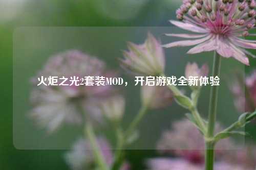 火炬之光2套装MOD，开启游戏全新体验